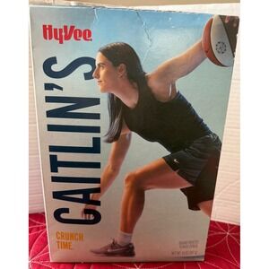 Hy-Vee Caitlin Clark Caitlin's Crunch Time Cereal Box Limited Edition 14oz
